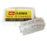 ใบมีดโกน ยี่ห้อขนนก (Feather blades) กล่องสีเหลือง